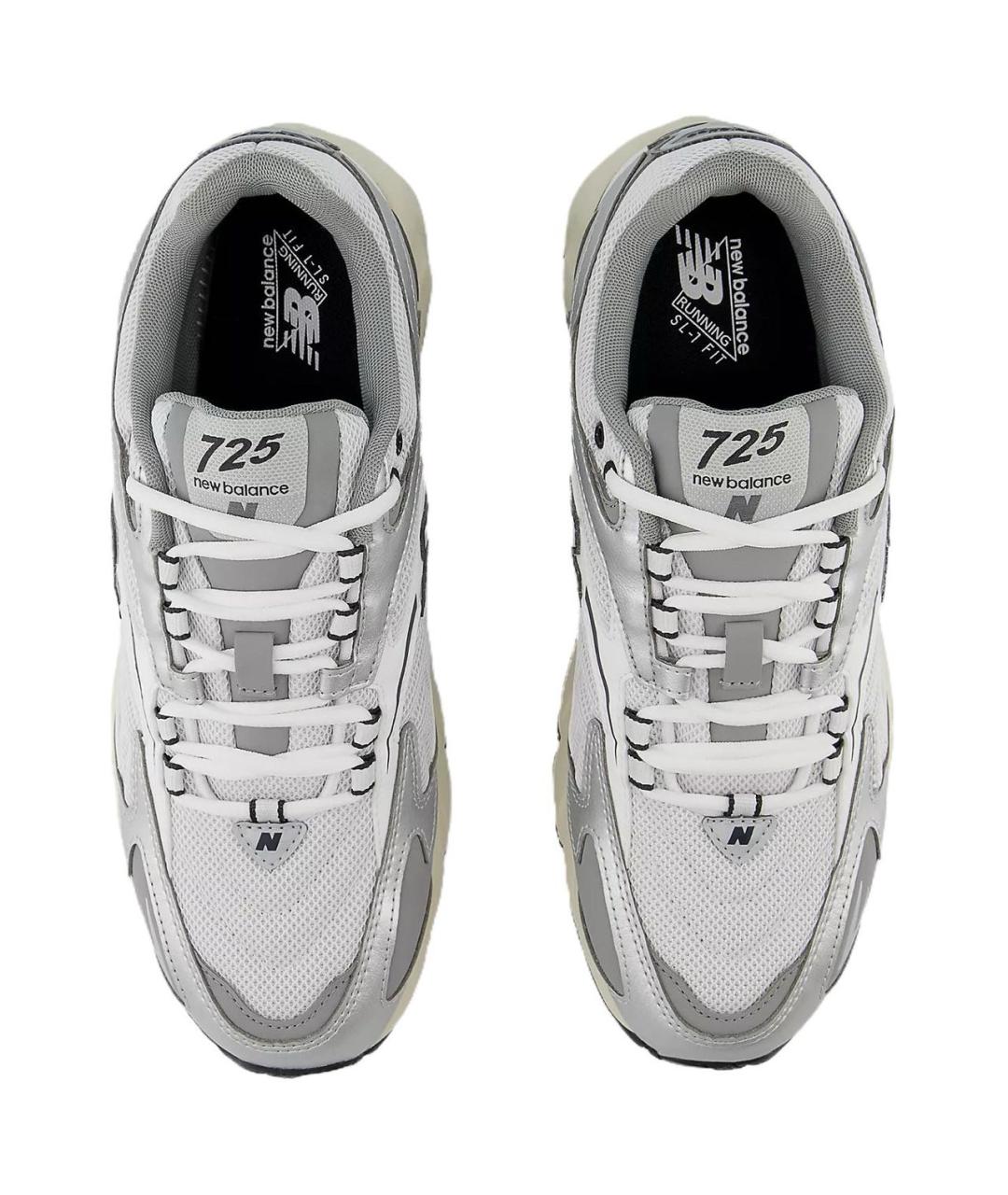NEW BALANCE Белые кожаные низкие кроссовки / кеды, фото 2