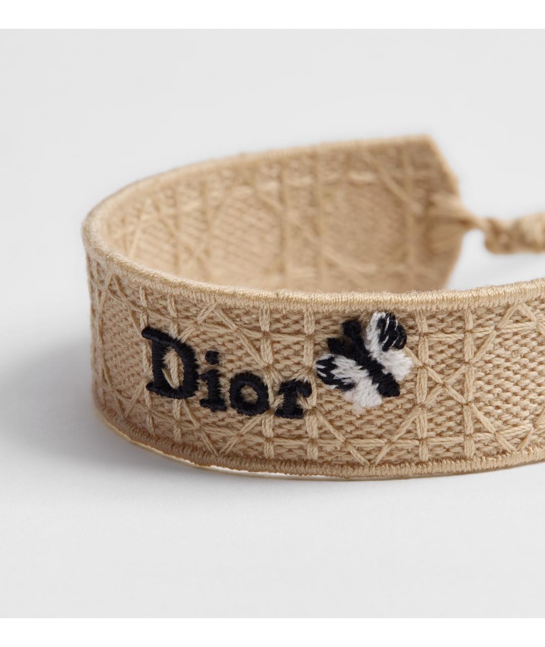 CHRISTIAN DIOR Бежевый браслет, фото 2