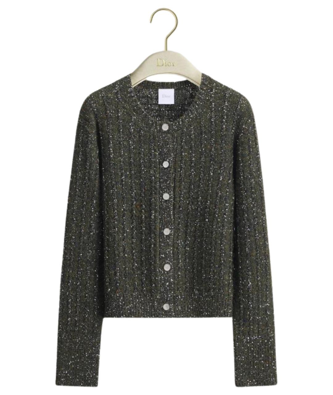 CHRISTIAN DIOR Зеленый кардиган, фото 1