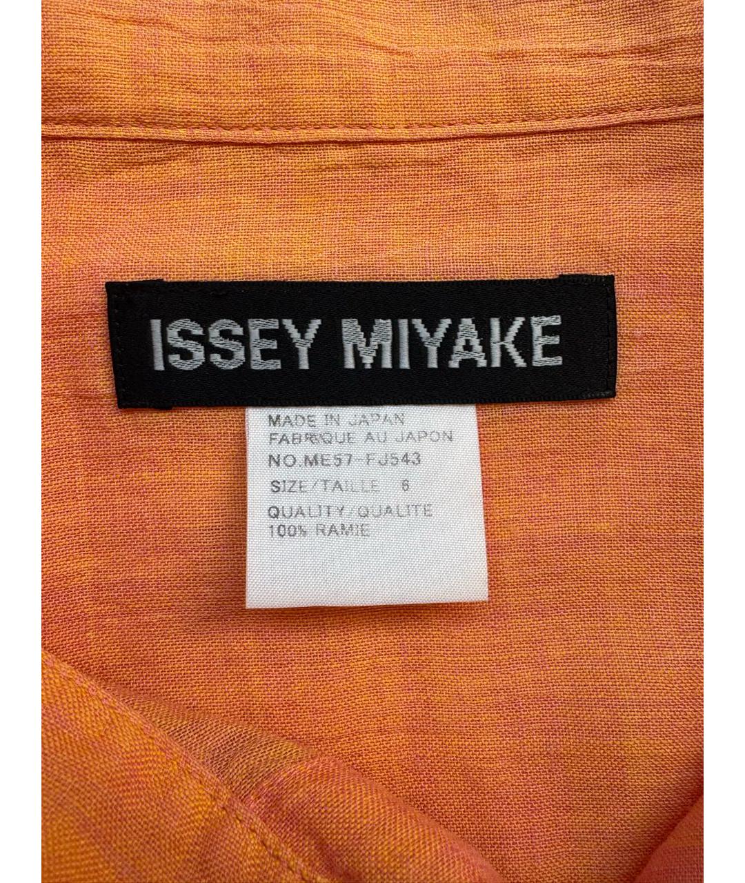 ISSEY MIYAKE Оранжевая кэжуал рубашка, фото 3