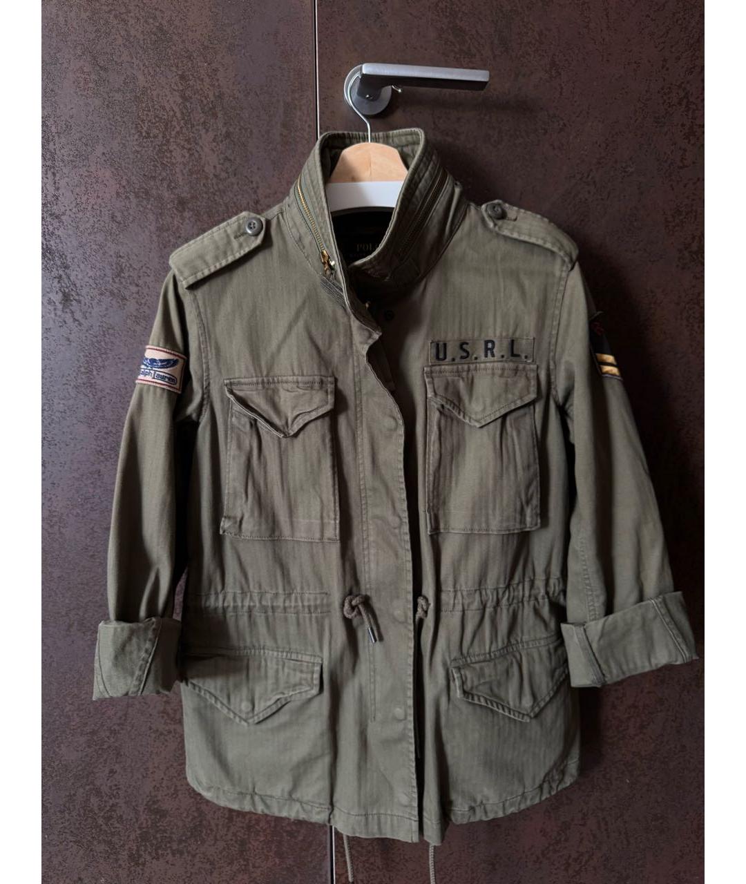 POLO RALPH LAUREN Хаки хлопковая куртка, фото 7