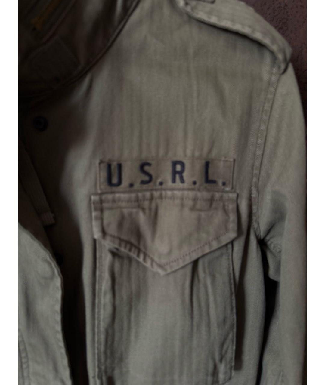 POLO RALPH LAUREN Хаки хлопковая куртка, фото 3