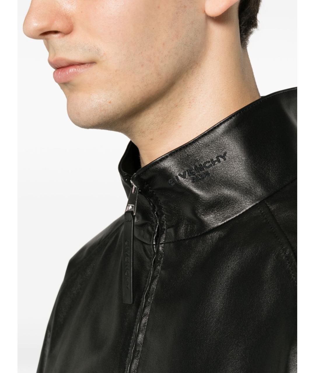 GIVENCHY Черная кожаная куртка, фото 2