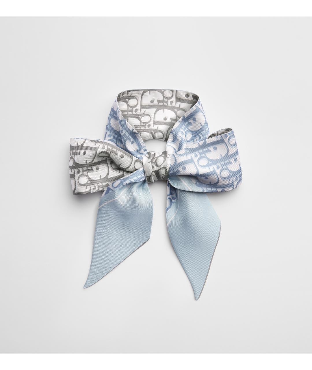 CHRISTIAN DIOR Мульти шелковый шарф, фото 3