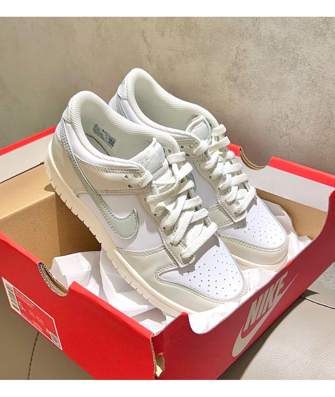 NIKE Белые кожаные кеды, фото 2