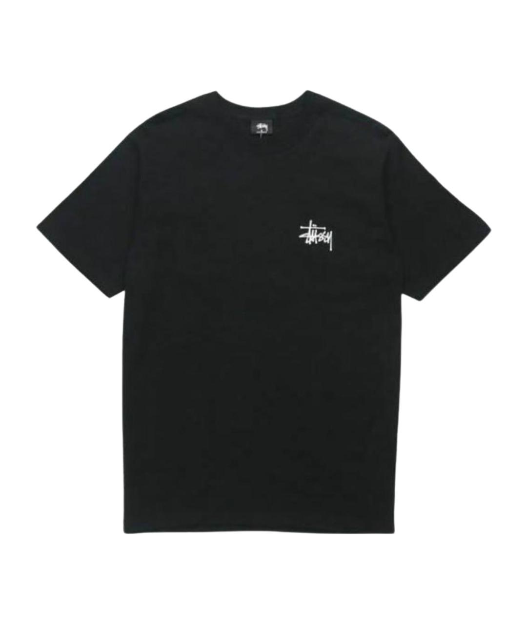 STUSSY Черная футболка, фото 1