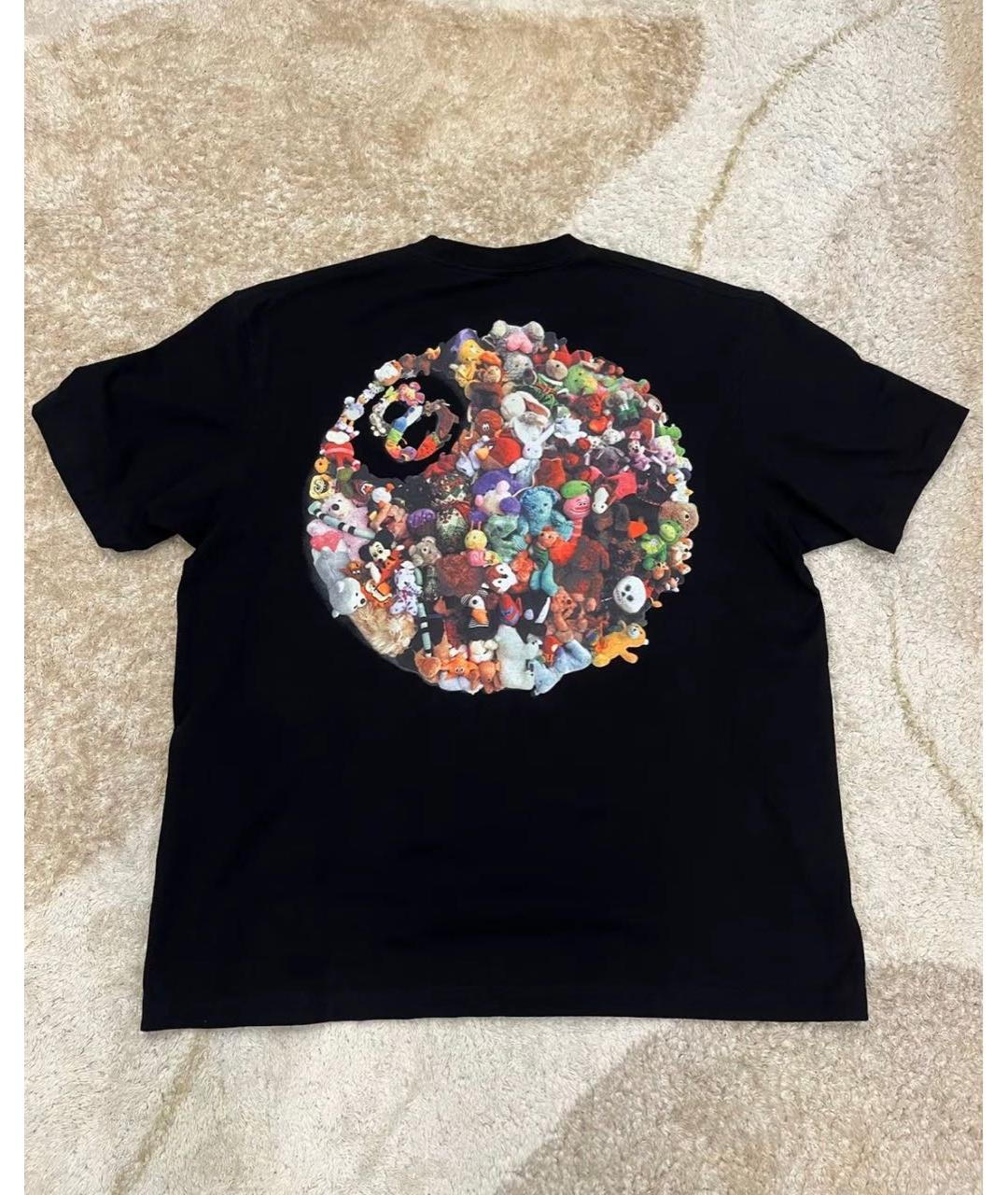 STUSSY Черная футболка, фото 3