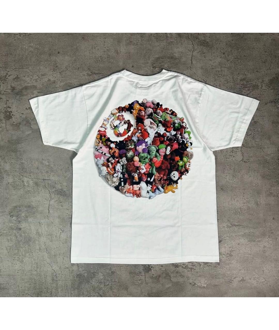 STUSSY Белая футболка, фото 3