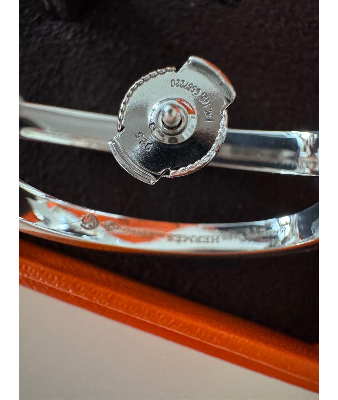 HERMES Серебряные серебряные серьги, фото 5