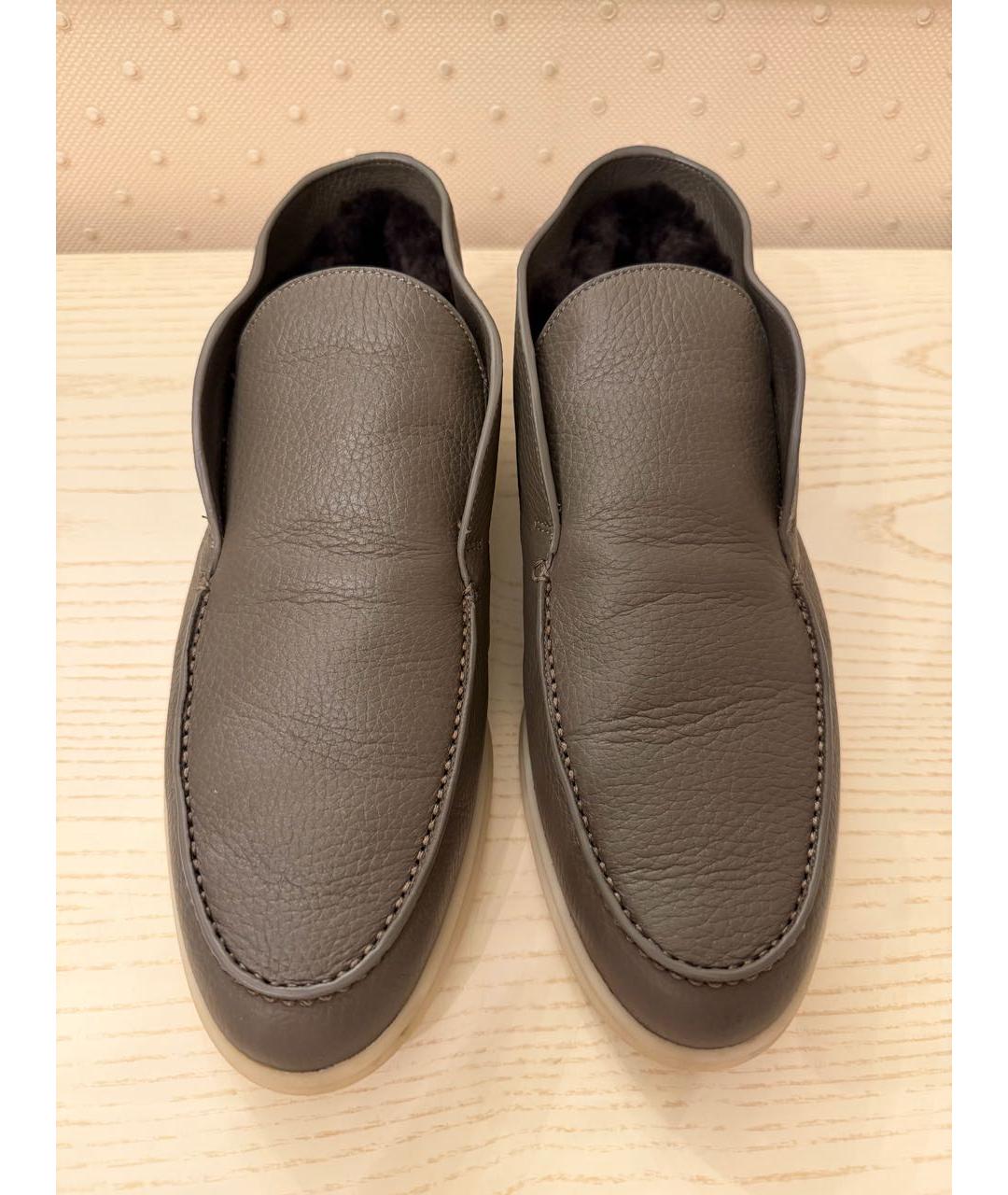 LORO PIANA Кожаные ботинки, фото 5