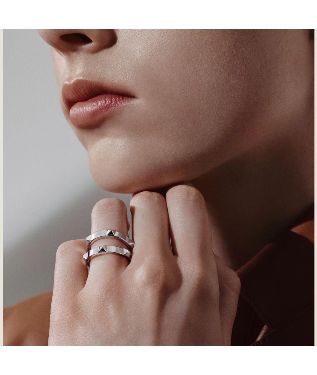 HERMES Серебряное серебряное кольцо, фото 8