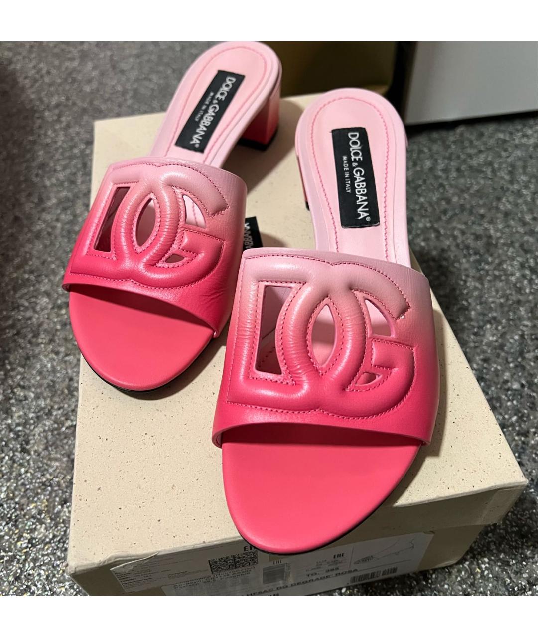 DOLCE&GABBANA Кожаные мюли, фото 3