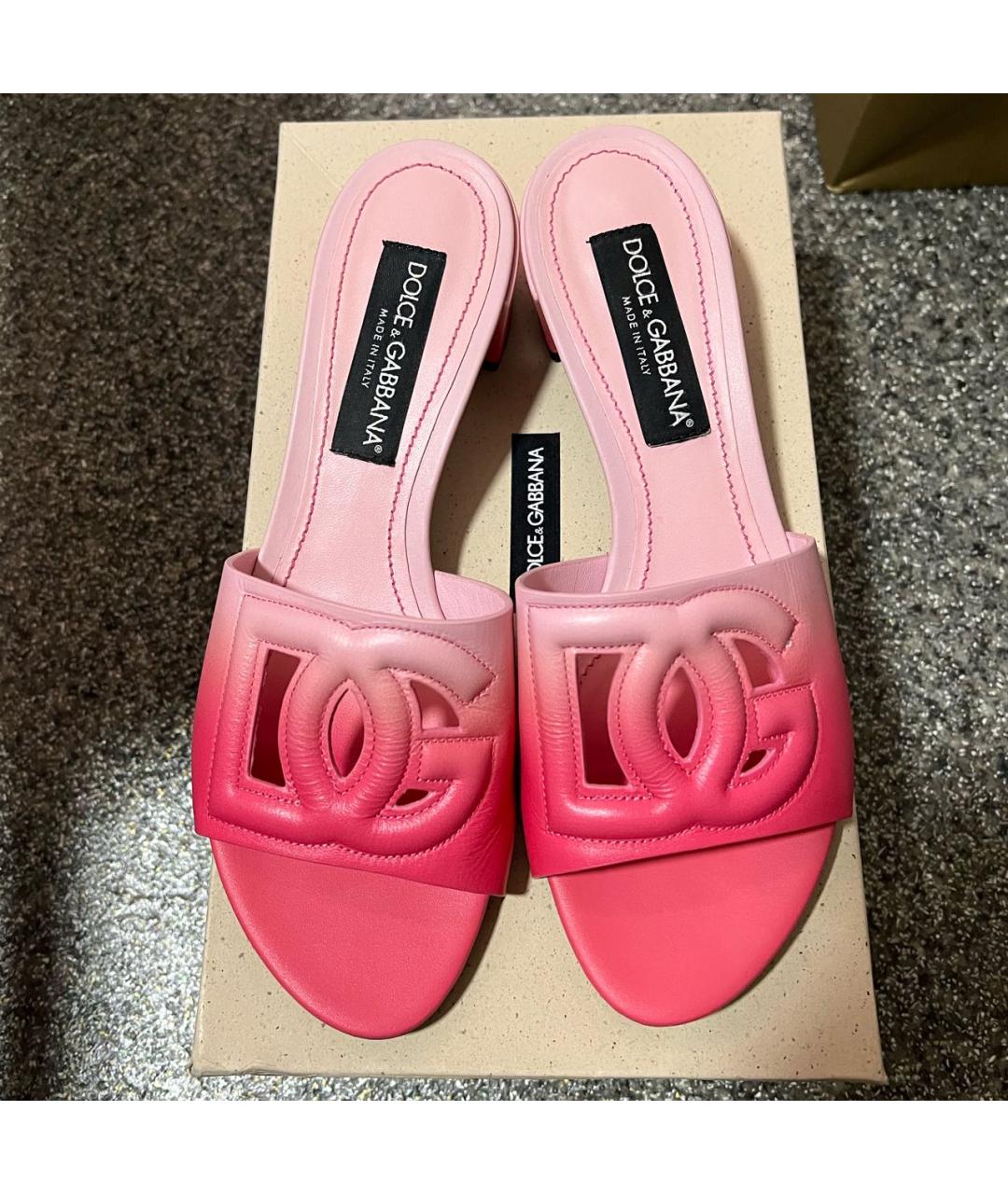 DOLCE&GABBANA Кожаные мюли, фото 2