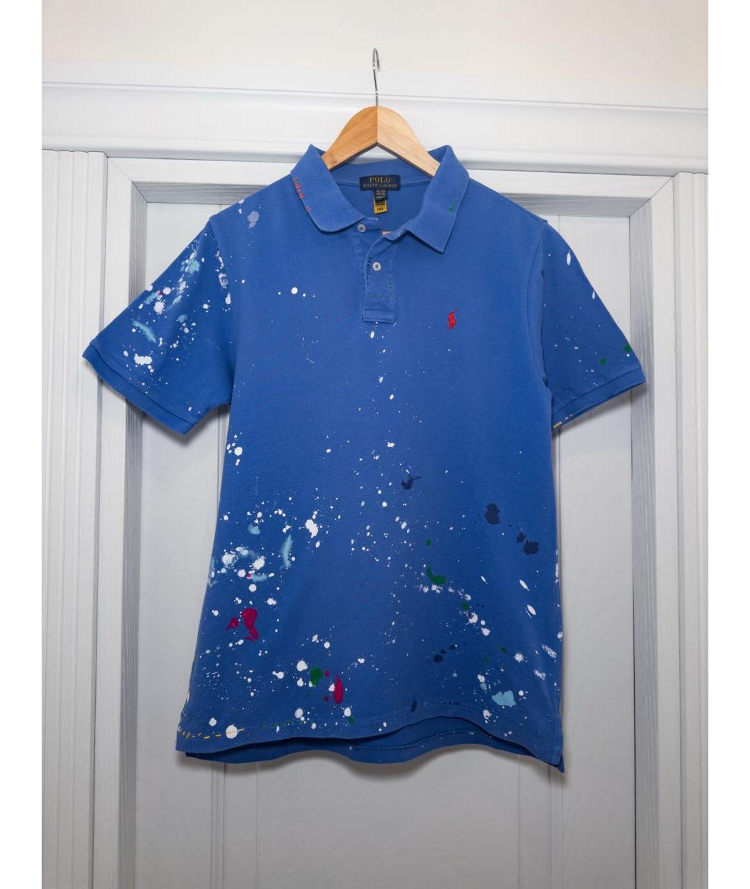 POLO RALPH LAUREN Синяя детская футболка, фото 8