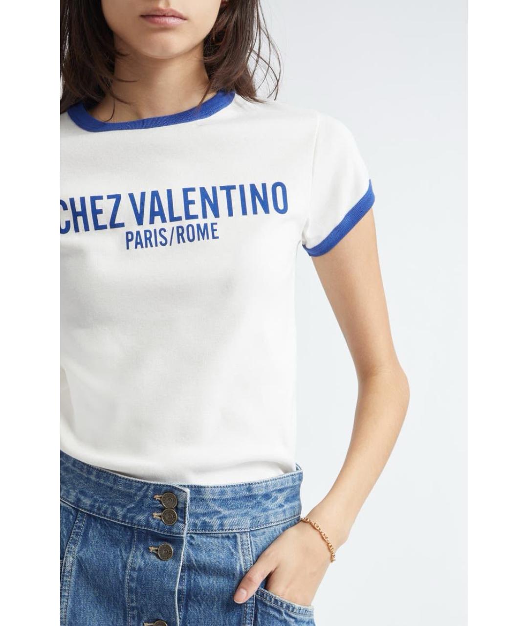 VALENTINO Белая футболка, фото 3
