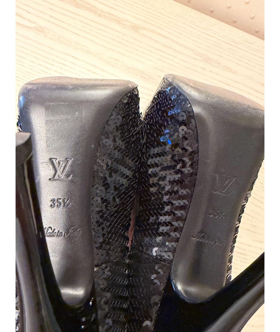 LOUIS VUITTON Черные туфли, фото 6