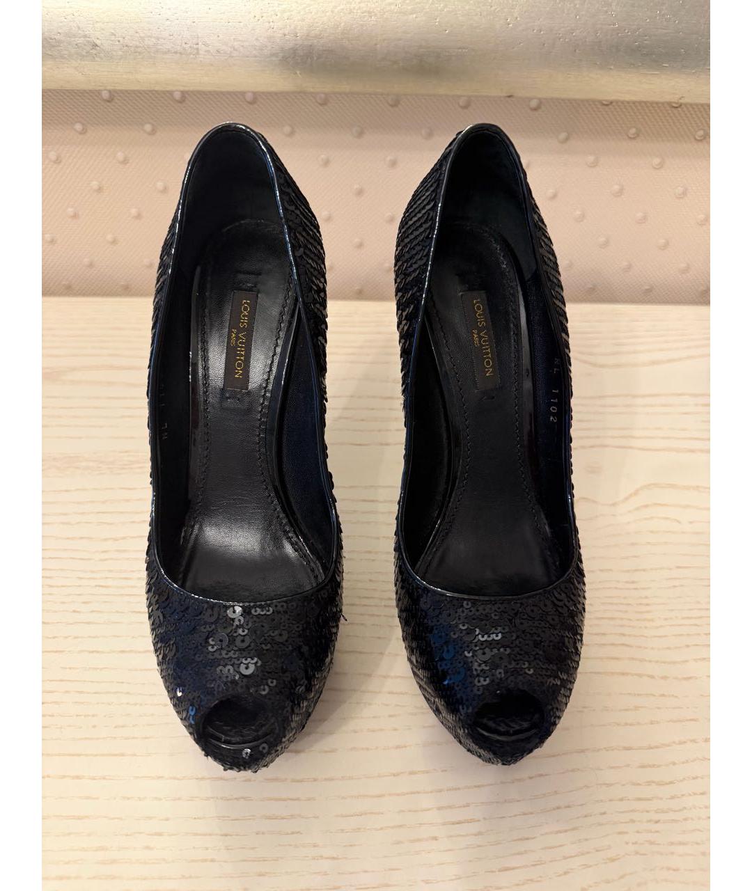 LOUIS VUITTON Черные туфли, фото 2