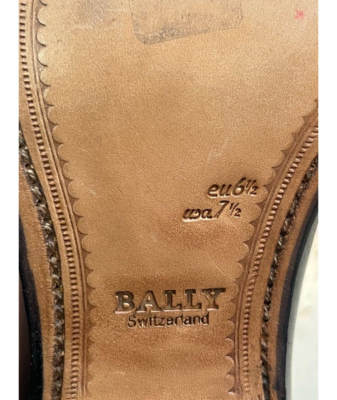 BALLY Черные кожаные высокие ботинки, фото 5