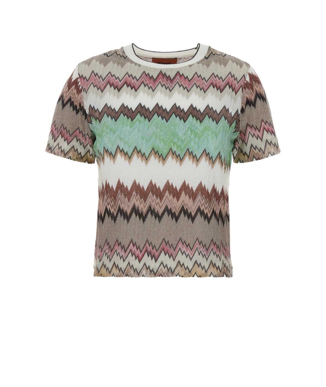 MISSONI Мульти вискозная футболка, фото 1