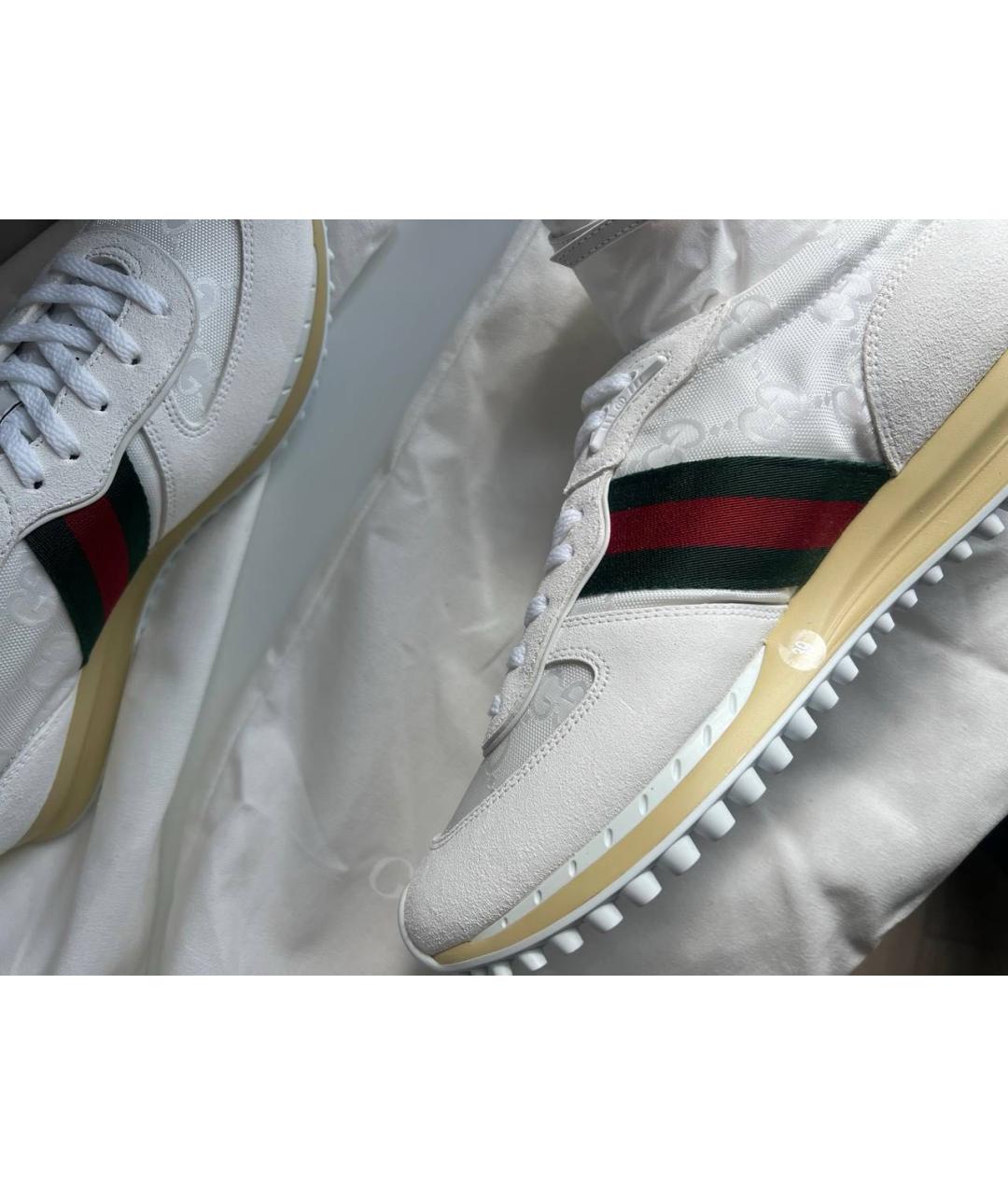 GUCCI Белые кроссовки, фото 2