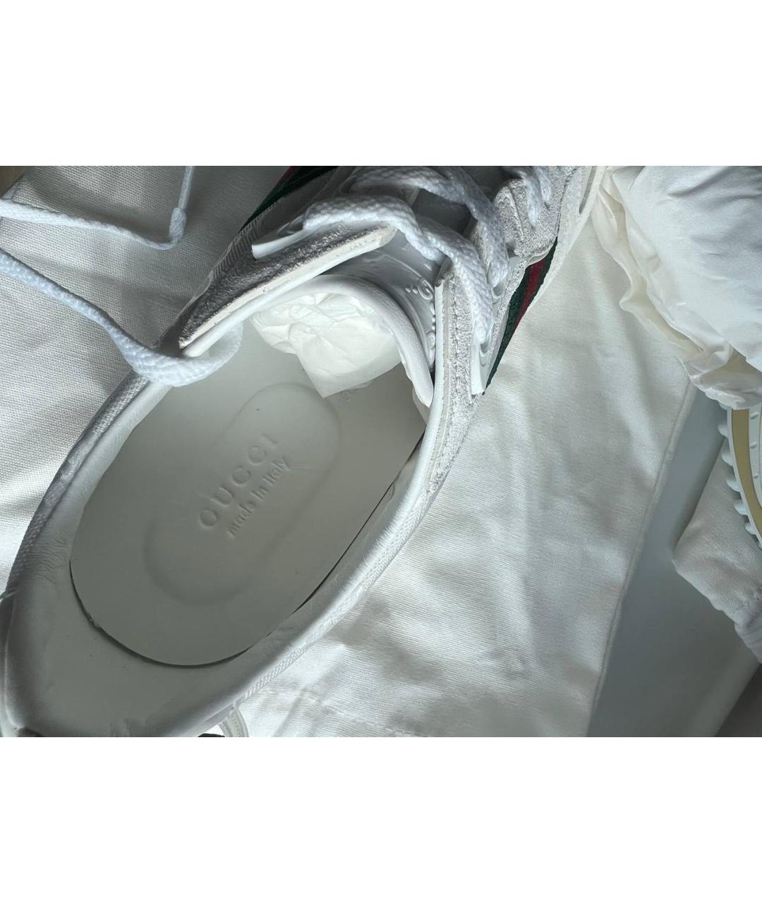 GUCCI Белые кроссовки, фото 8