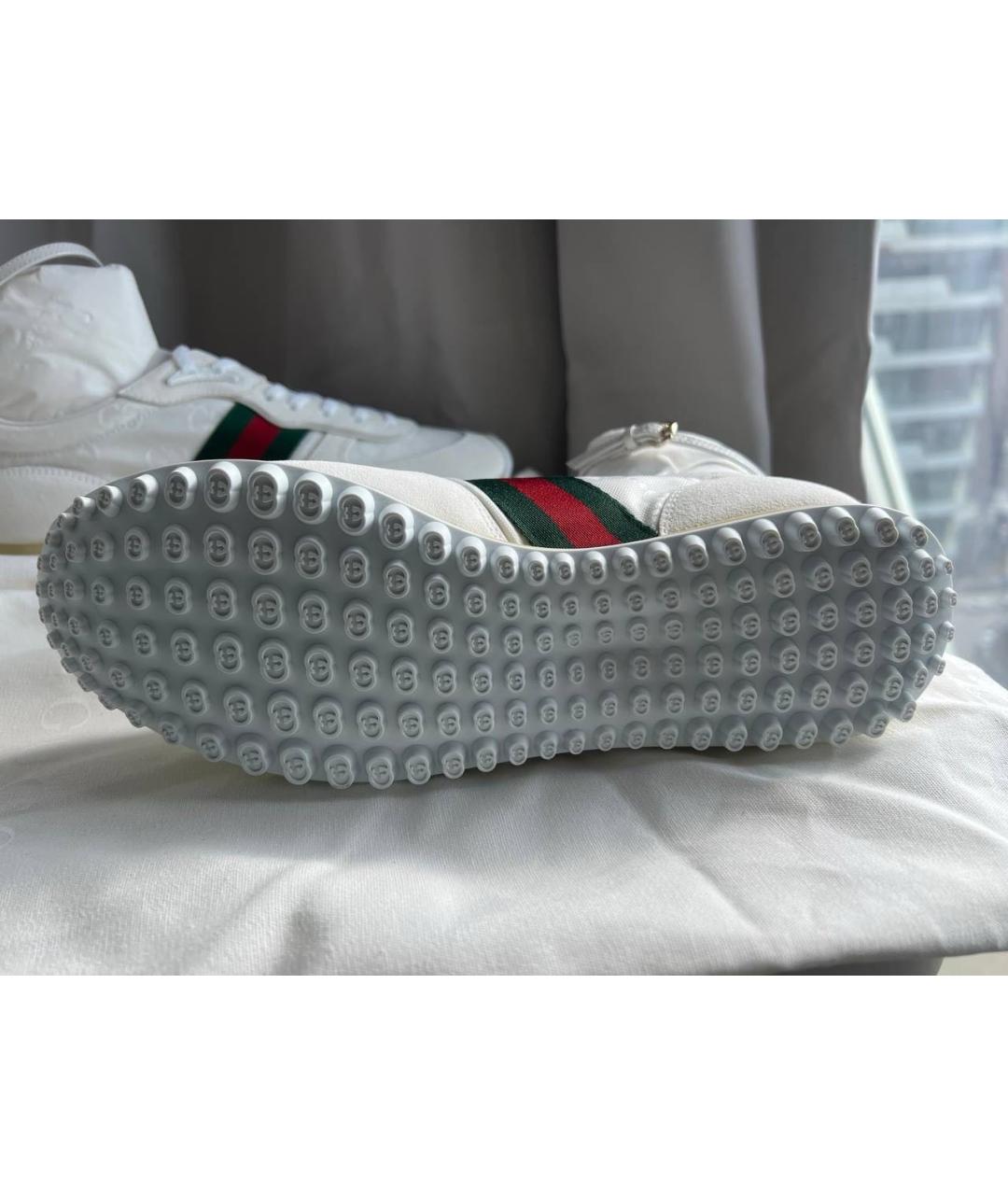 GUCCI Белые кроссовки, фото 6
