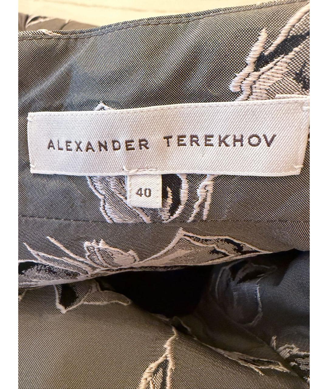 ALEXANDER TEREKHOV Серая юбка миди, фото 3
