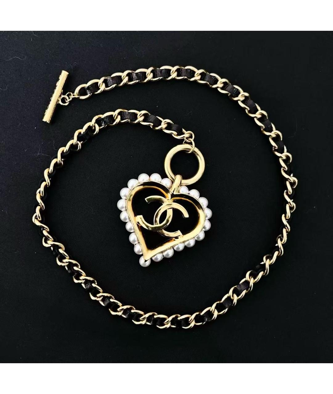 CHANEL Золотая подвеска, фото 8