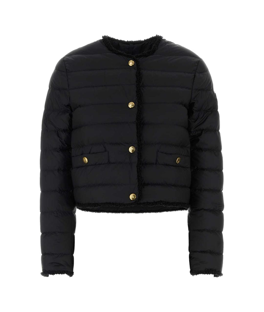 MONCLER Черная полиамидовая куртка, фото 1