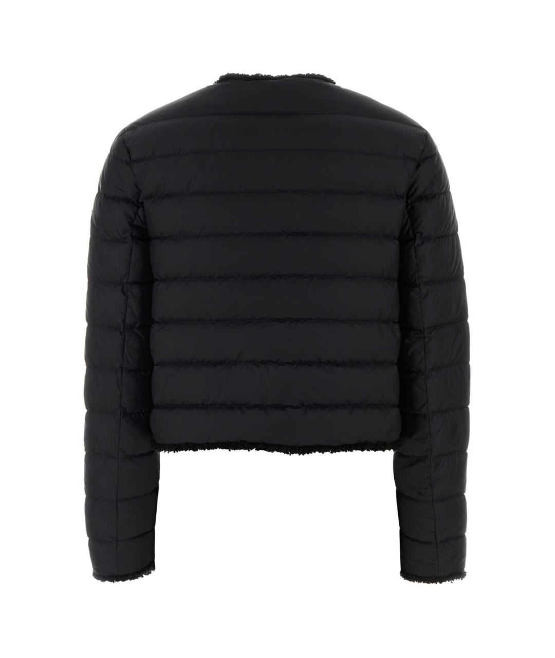 MONCLER Черная полиамидовая куртка, фото 2