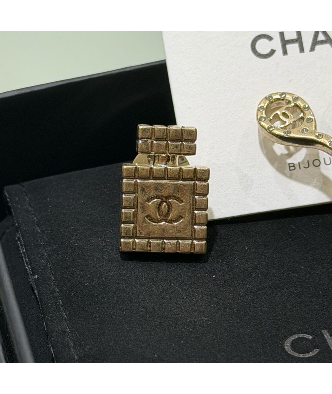 CHANEL Золотая металлическая булавка / брошь, фото 2