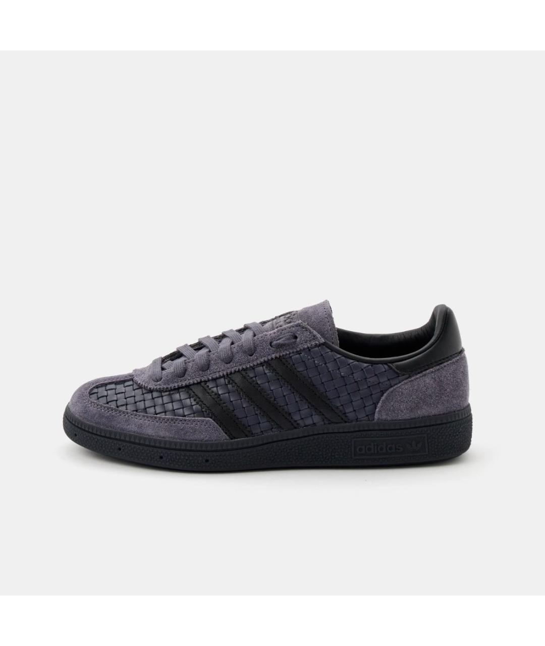 ADIDAS Антрацитовые кожаные кроссовки, фото 7