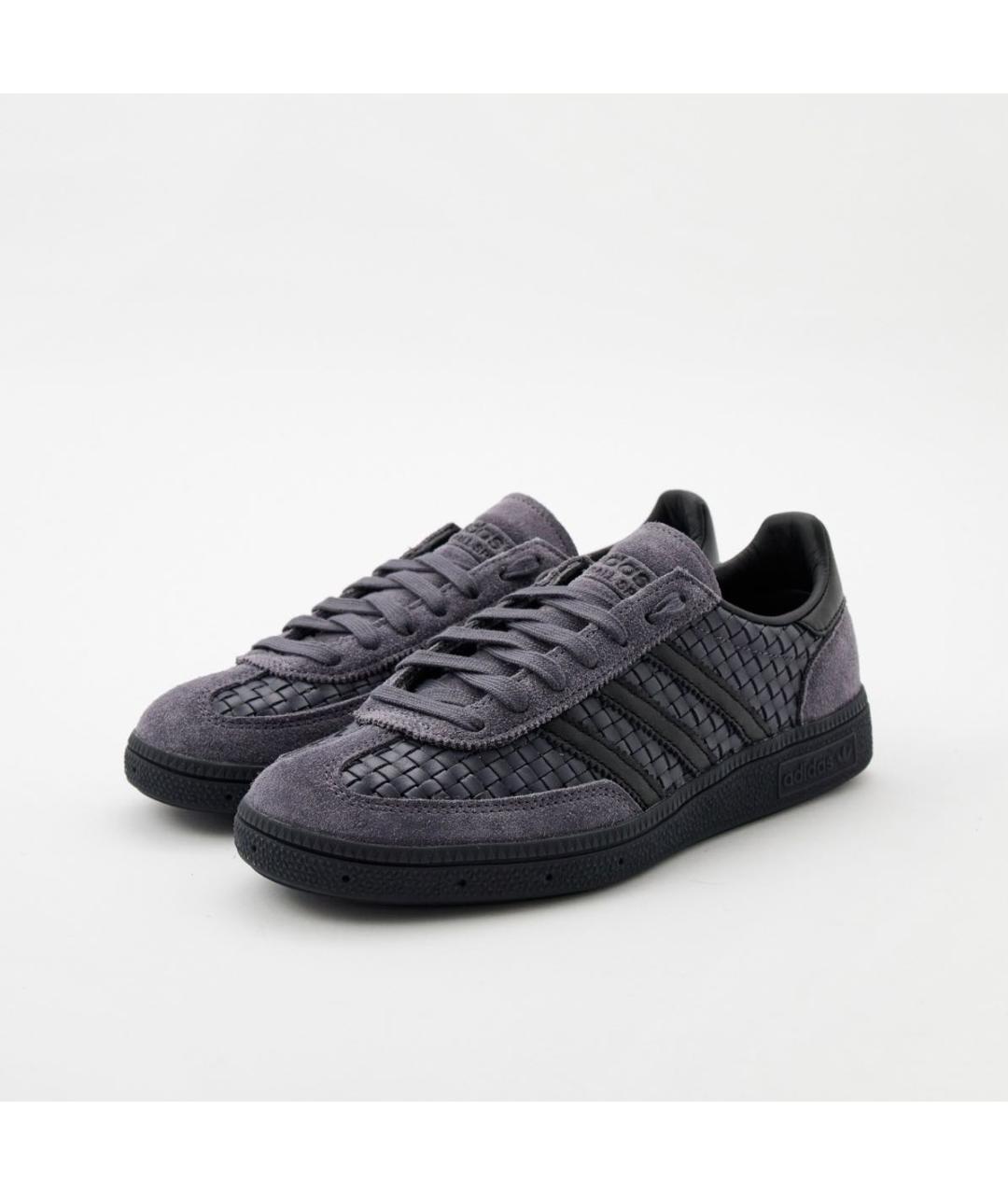 ADIDAS Антрацитовые кожаные кроссовки, фото 2