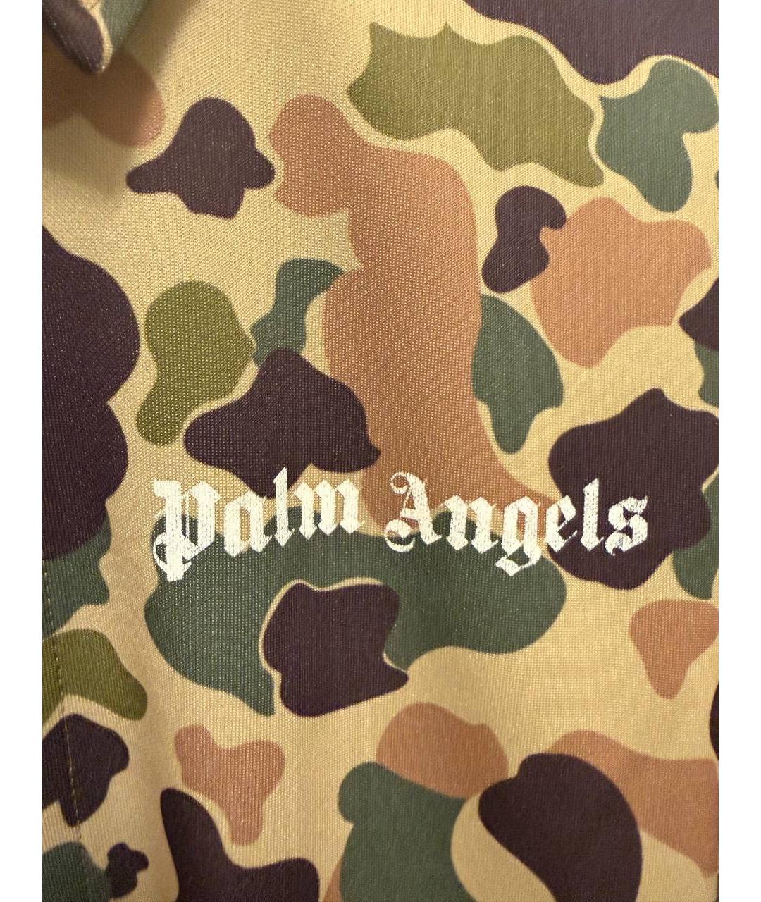 PALM ANGELS Зеленая полиэстеровая куртка, фото 2