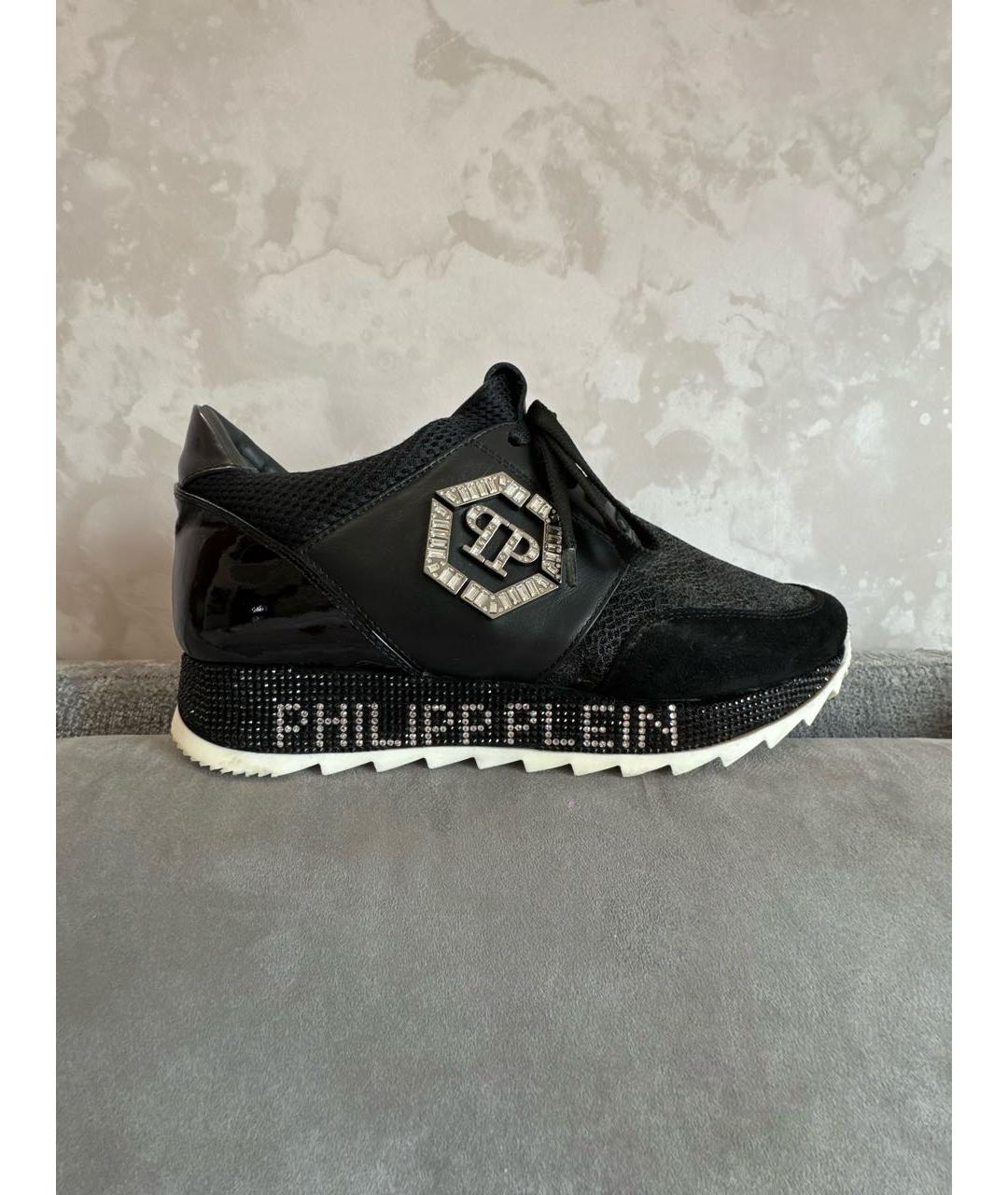 PHILIPP PLEIN Черные кроссовки, фото 8