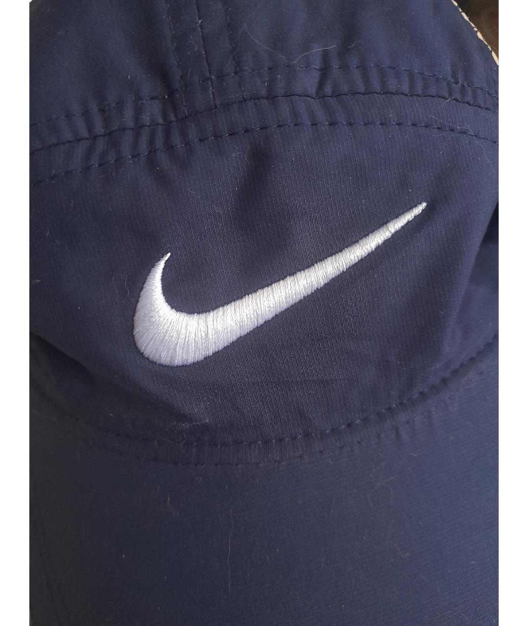 NIKE Синяя синтетическая кепка/бейсболка, фото 4