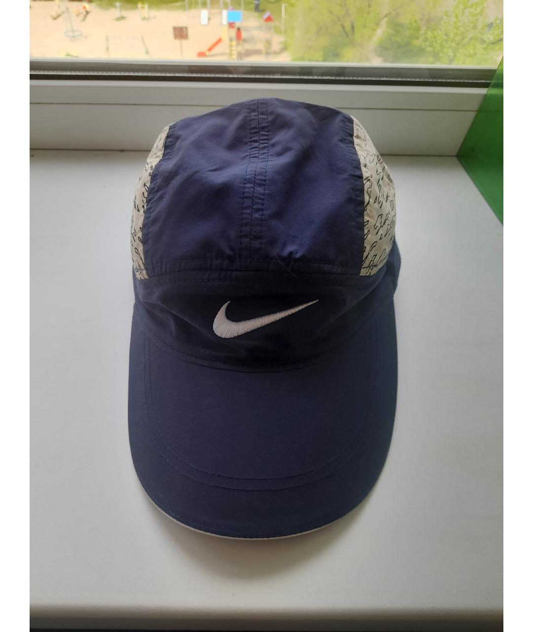 NIKE Синяя синтетическая кепка/бейсболка, фото 6