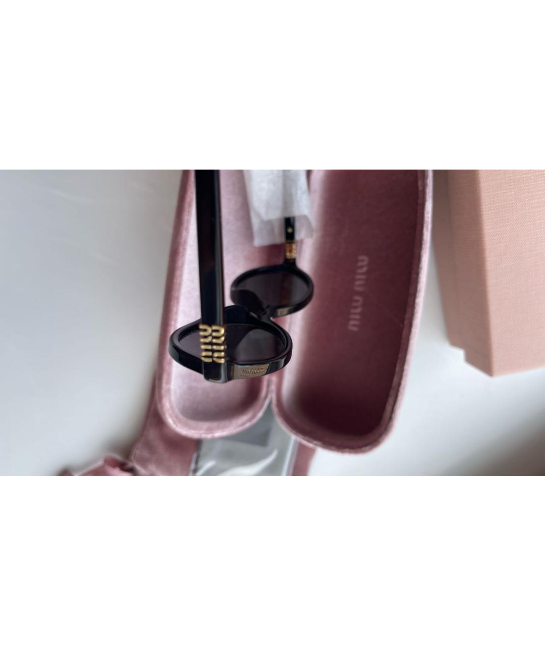 MIU MIU Черные солнцезащитные очки, фото 8
