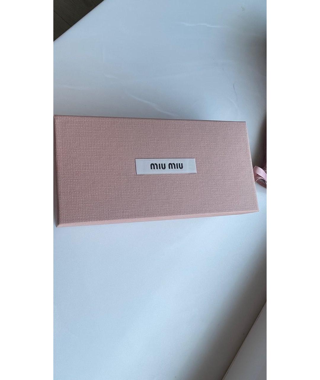 MIU MIU Черные солнцезащитные очки, фото 4