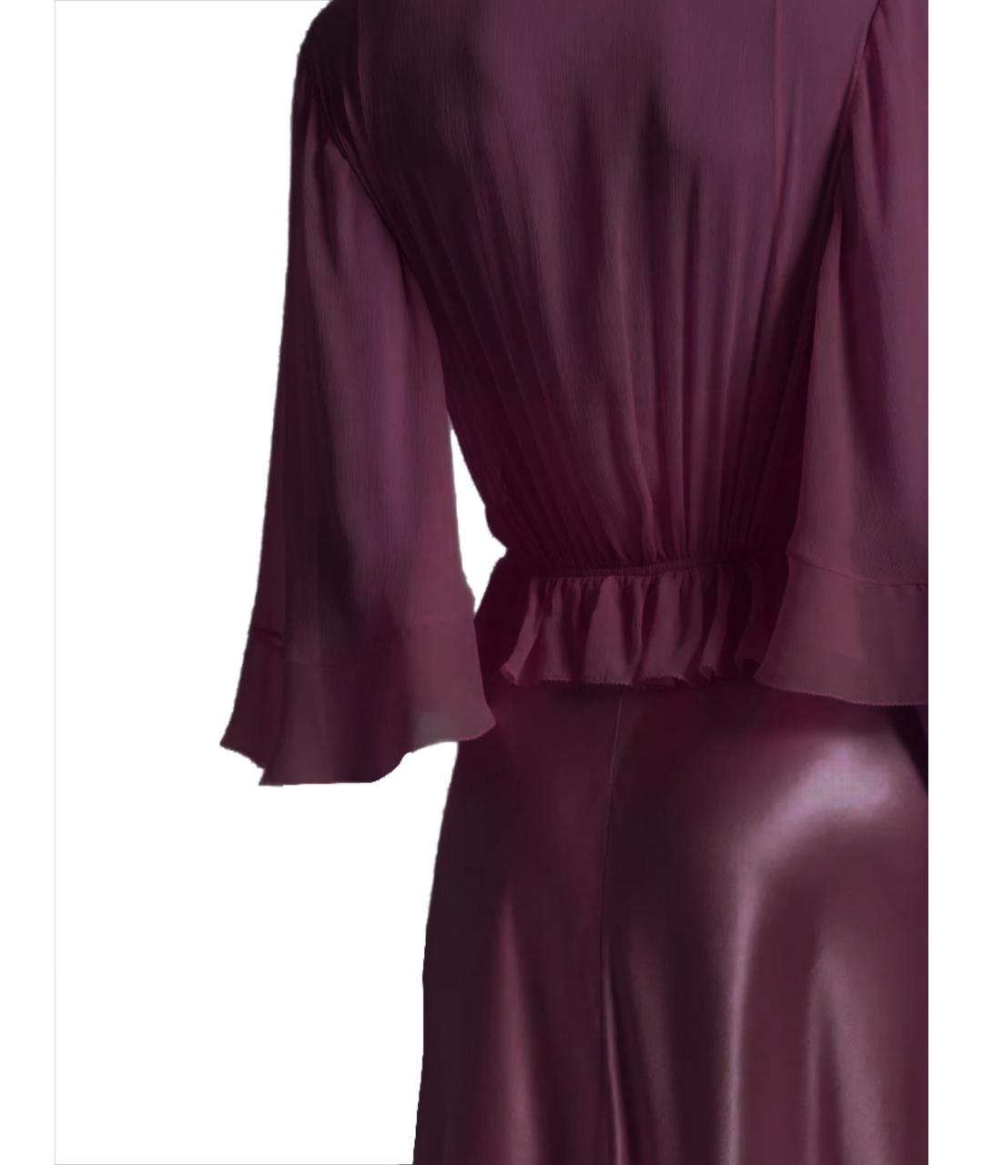 ALBERTA FERRETTI Фиолетовое платье, фото 2
