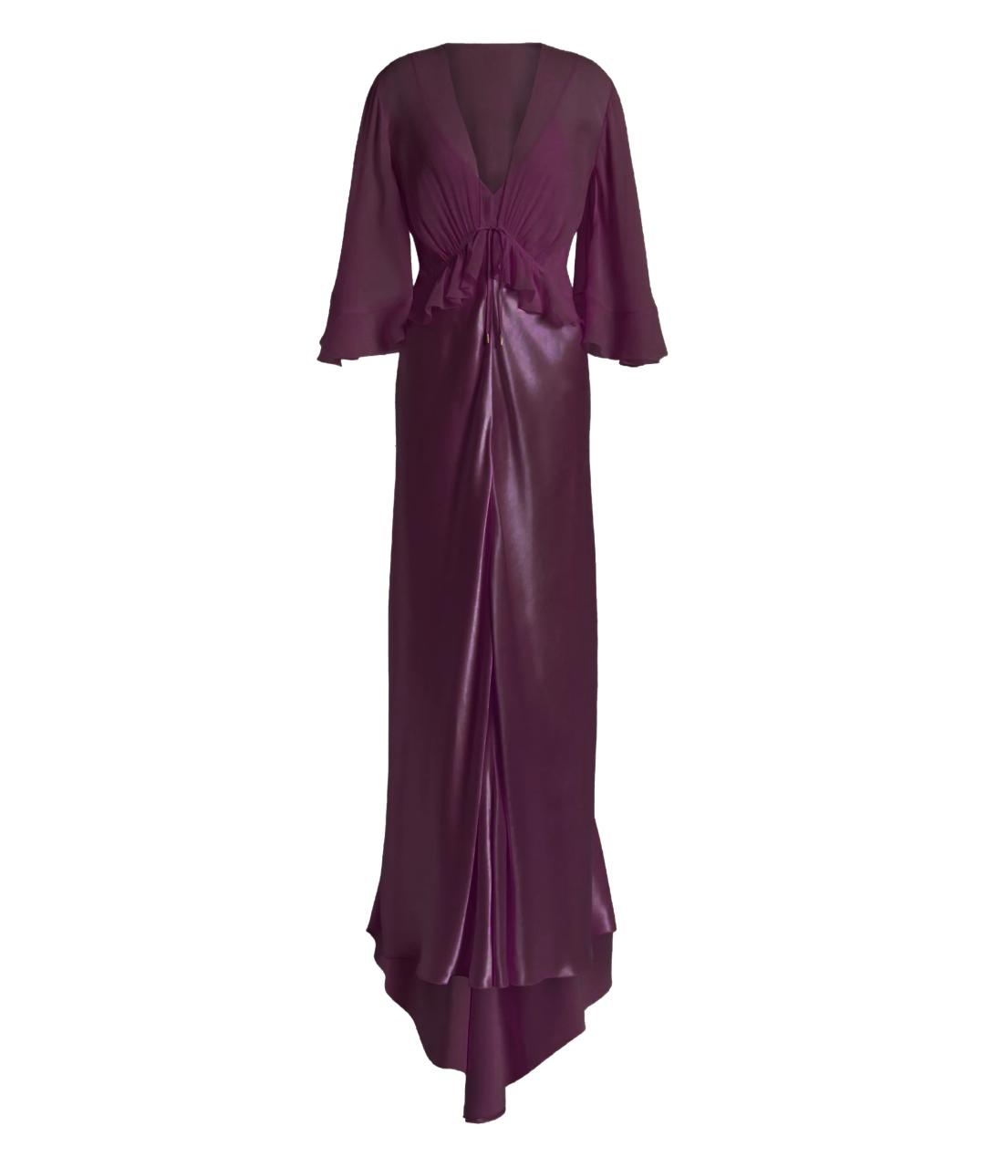 ALBERTA FERRETTI Фиолетовое платье, фото 1