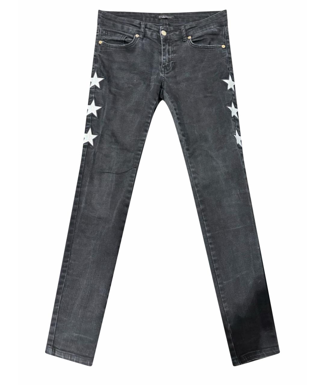 GIVENCHY Черные хлопко-эластановые джинсы скинни, фото 1