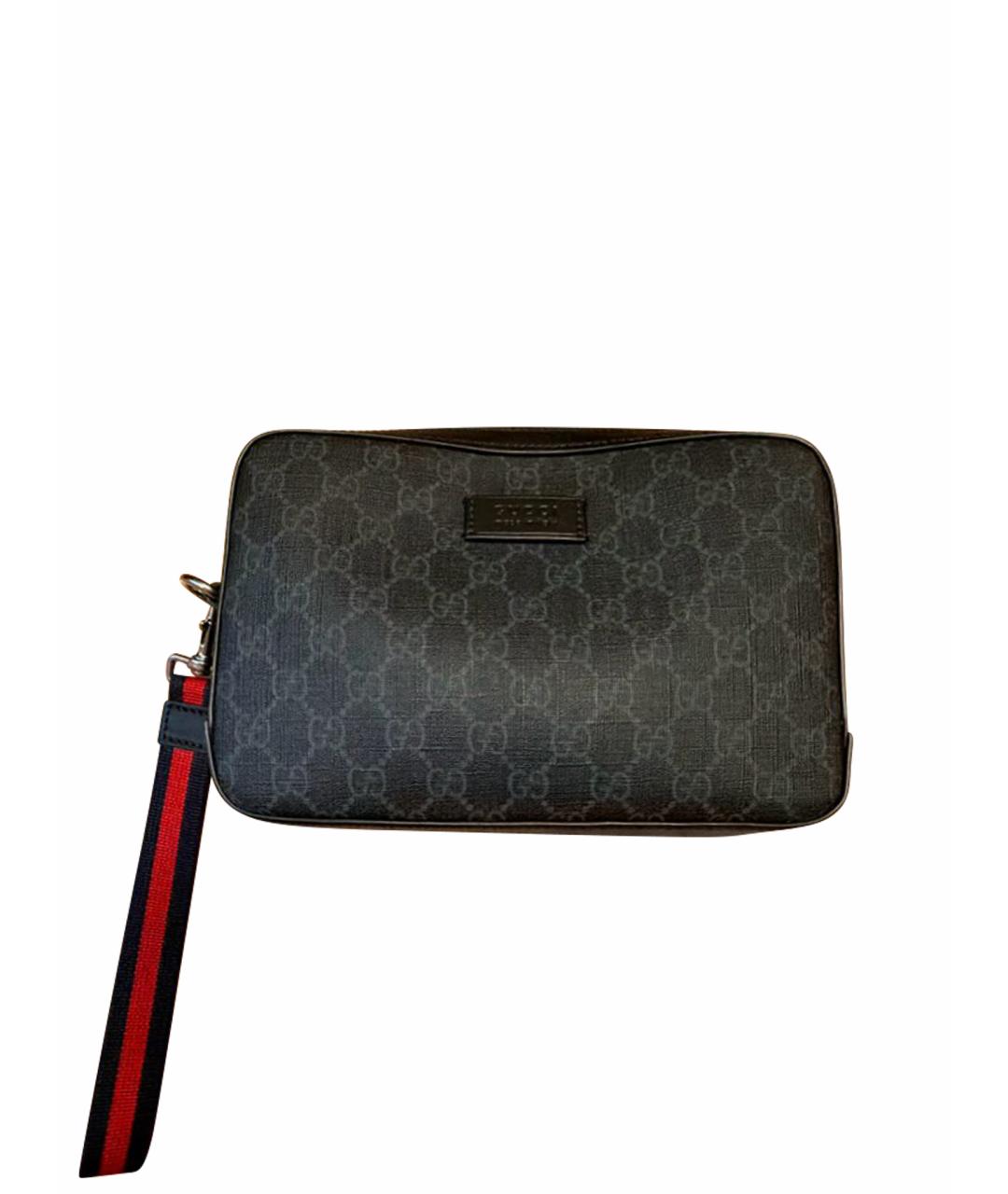 GUCCI Черная барсетка, фото 1