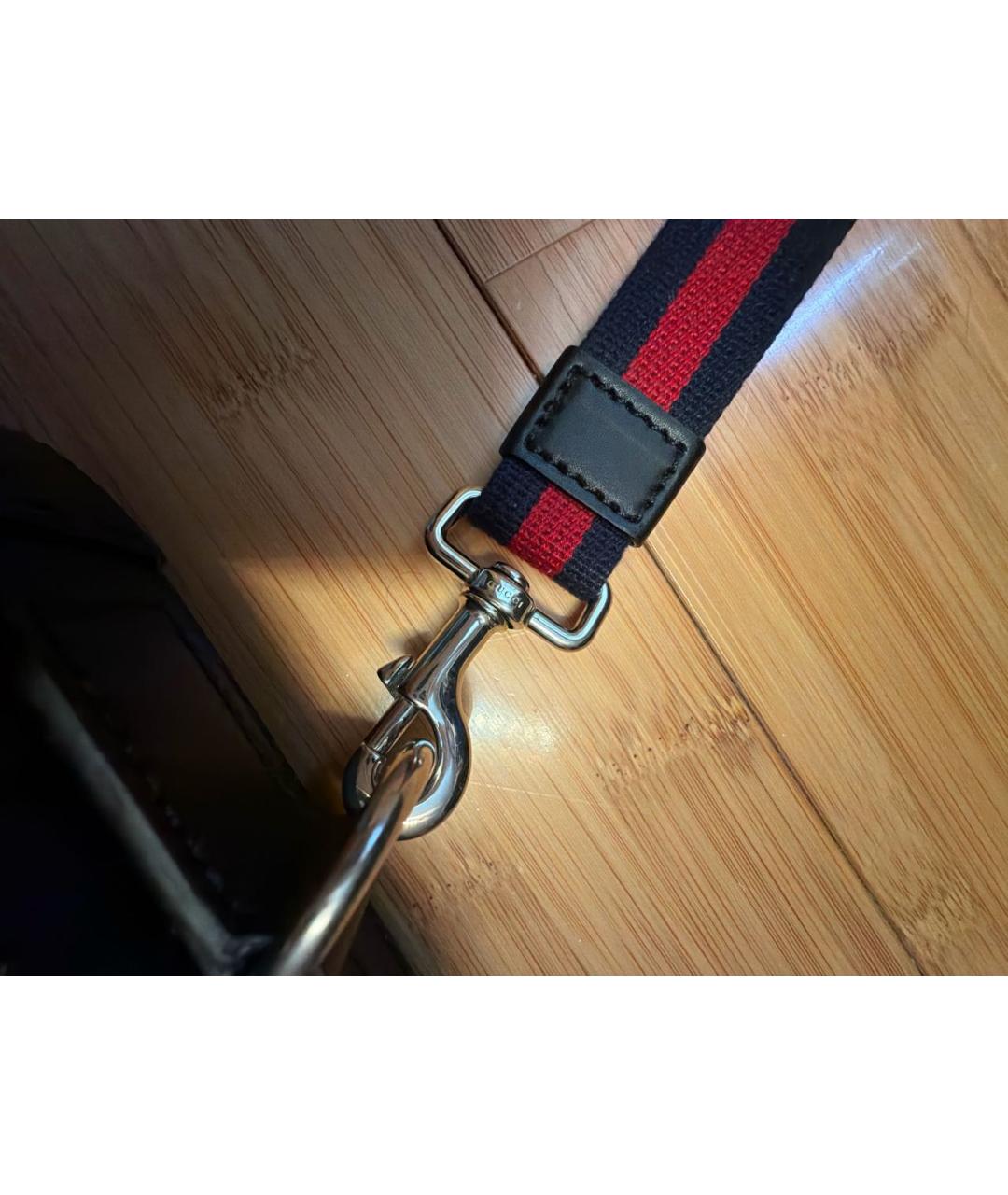 GUCCI Черная барсетка, фото 7