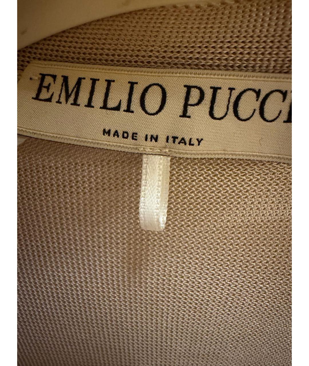 EMILIO PUCCI Бежевый кардиган, фото 2