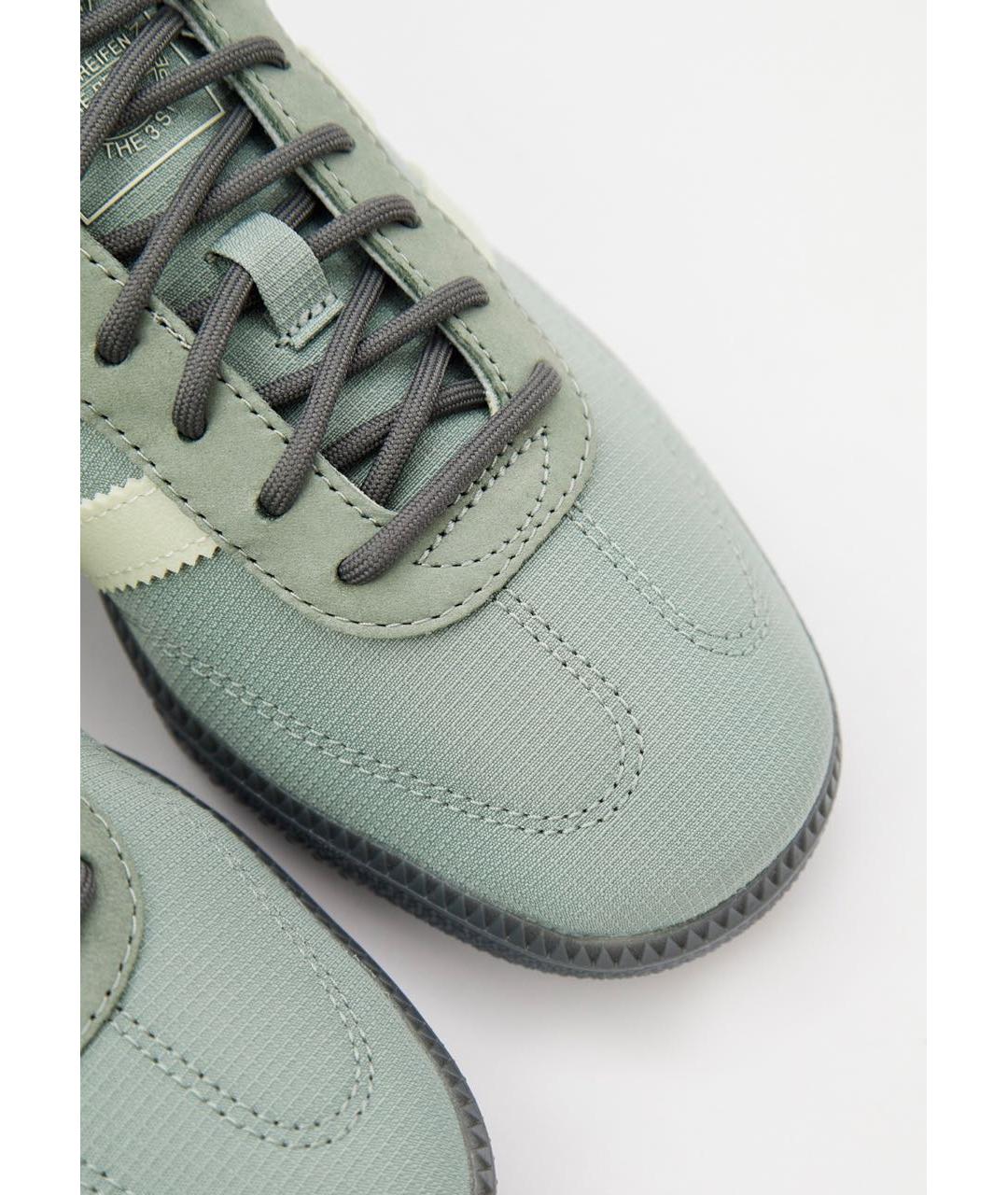 ADIDAS Салатовые текстильные кроссовки, фото 4