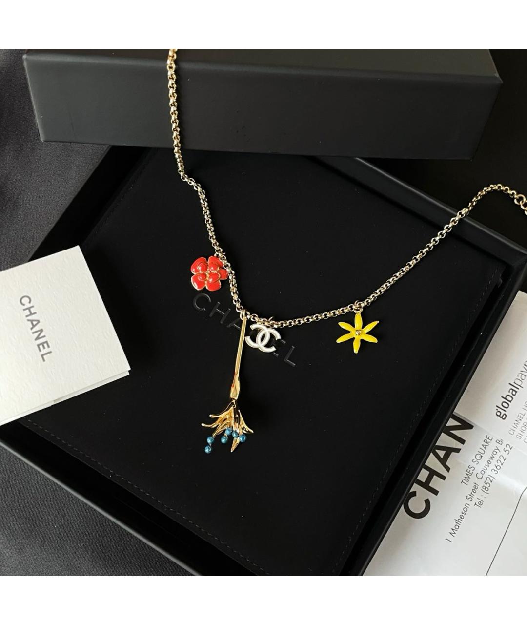 CHANEL Золотое колье, фото 5