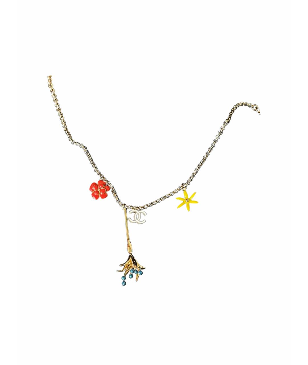 CHANEL Золотое колье, фото 1