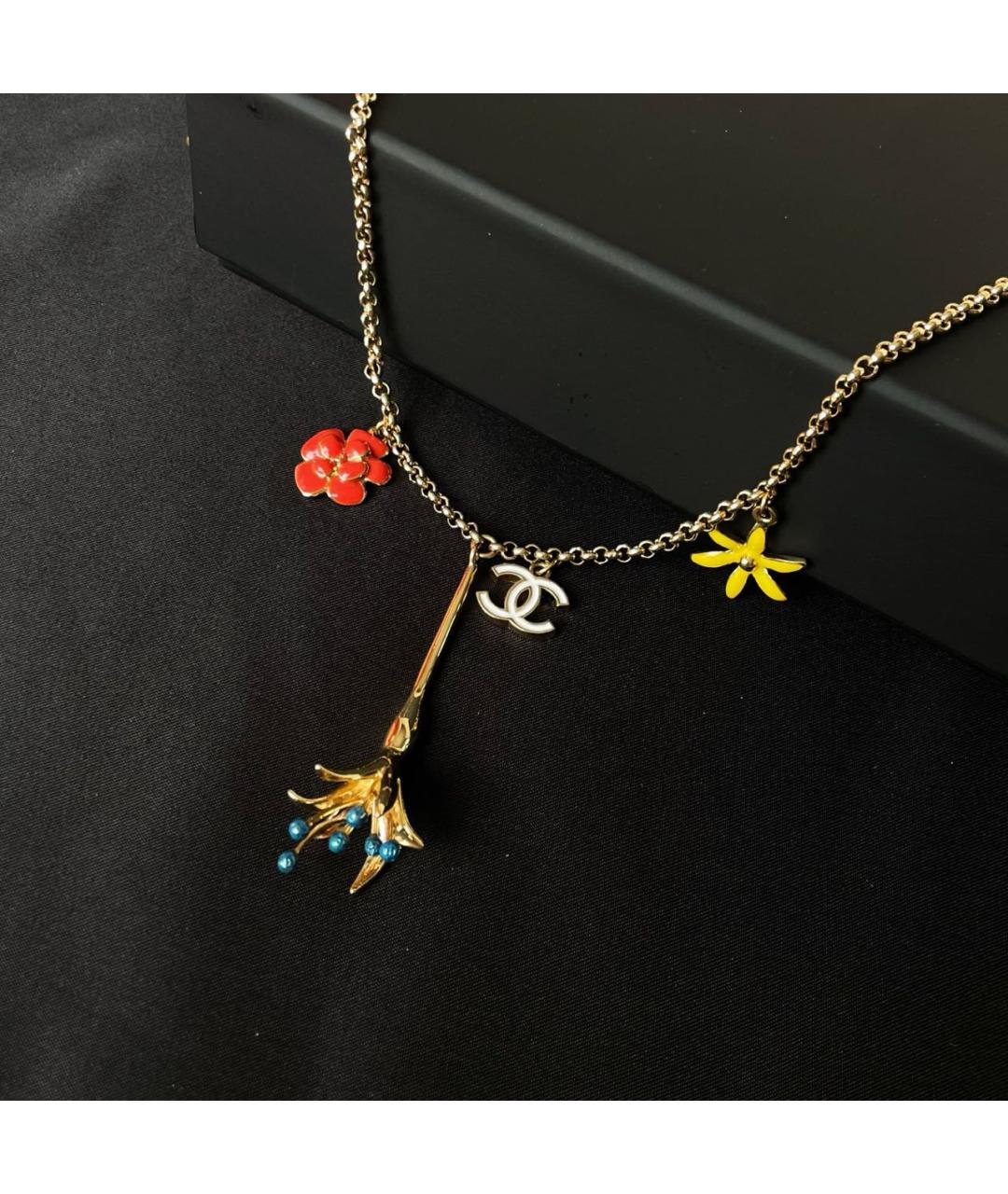 CHANEL Золотое колье, фото 2