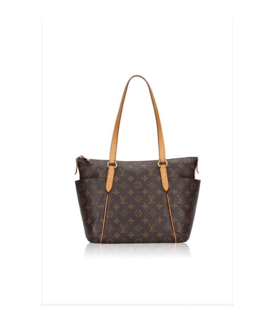 LOUIS VUITTON Коричневая сумка тоут из искусственной кожи, фото 1